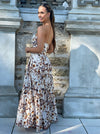 Zara Strapless Dress - White Floral
