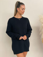 Veronica Jumper Dress - Black