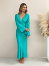 Gretta Maxi Dress - Turquoise