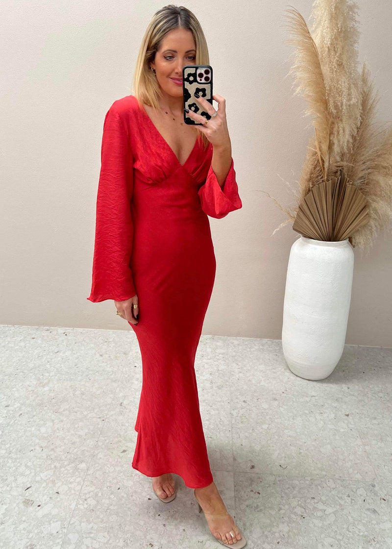 Gretta Dress - Red