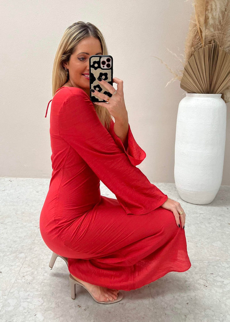 Gretta Dress - Red