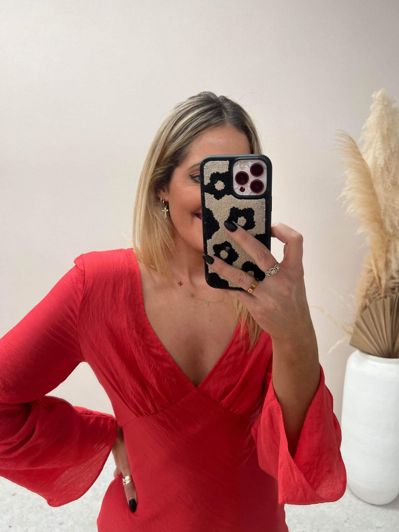 Gretta Dress - Red