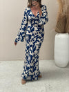 Gretta Dress - Blue Floral