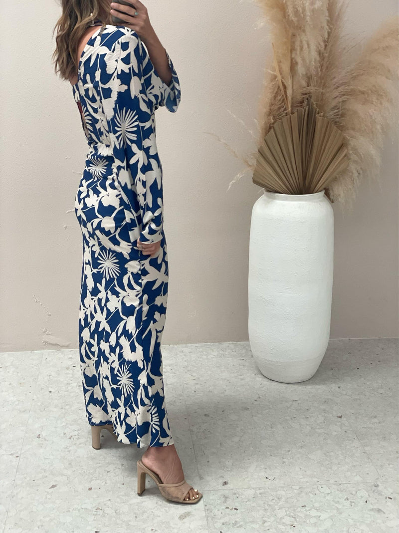Gretta Dress - Blue Floral