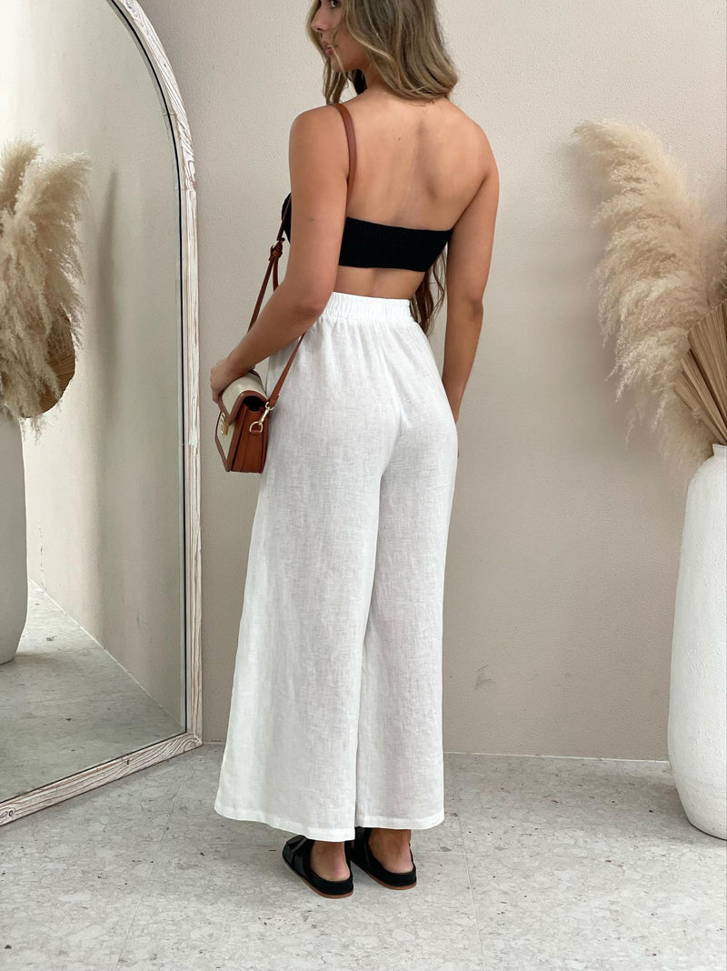 Aria Pants - White