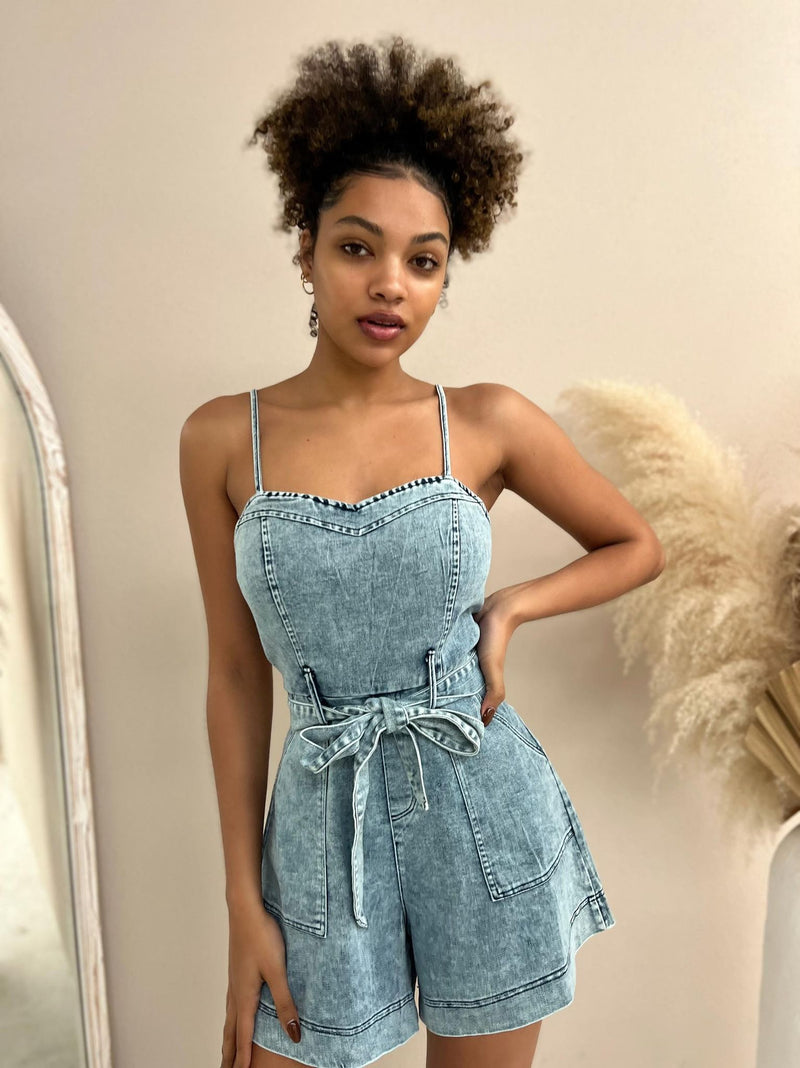 Indi Denim Playsuit