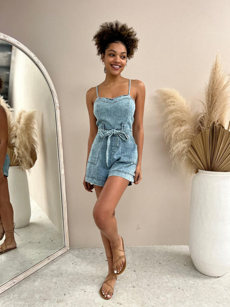 Indi Denim Playsuit