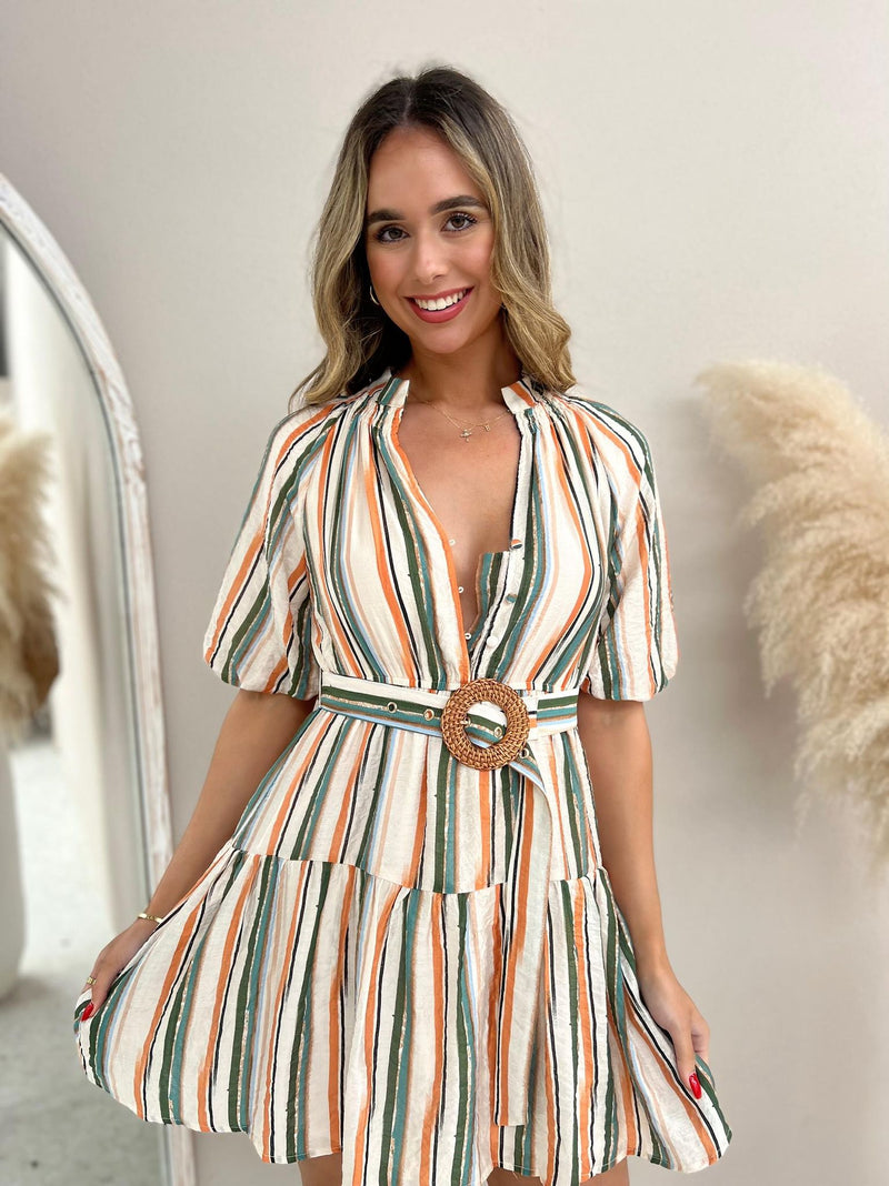 Rattan Buckle Dress