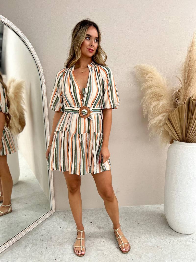 Rattan Buckle Dress