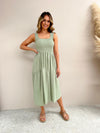 Ochre Dress - Green
