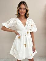 White Star Mini Dress