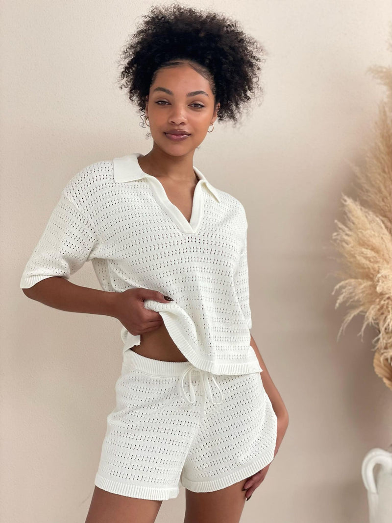 Meadow Crochet Short