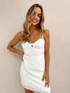 Oberoi Dress - White