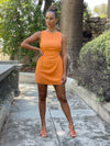 Farrow Mini Dress - Orange