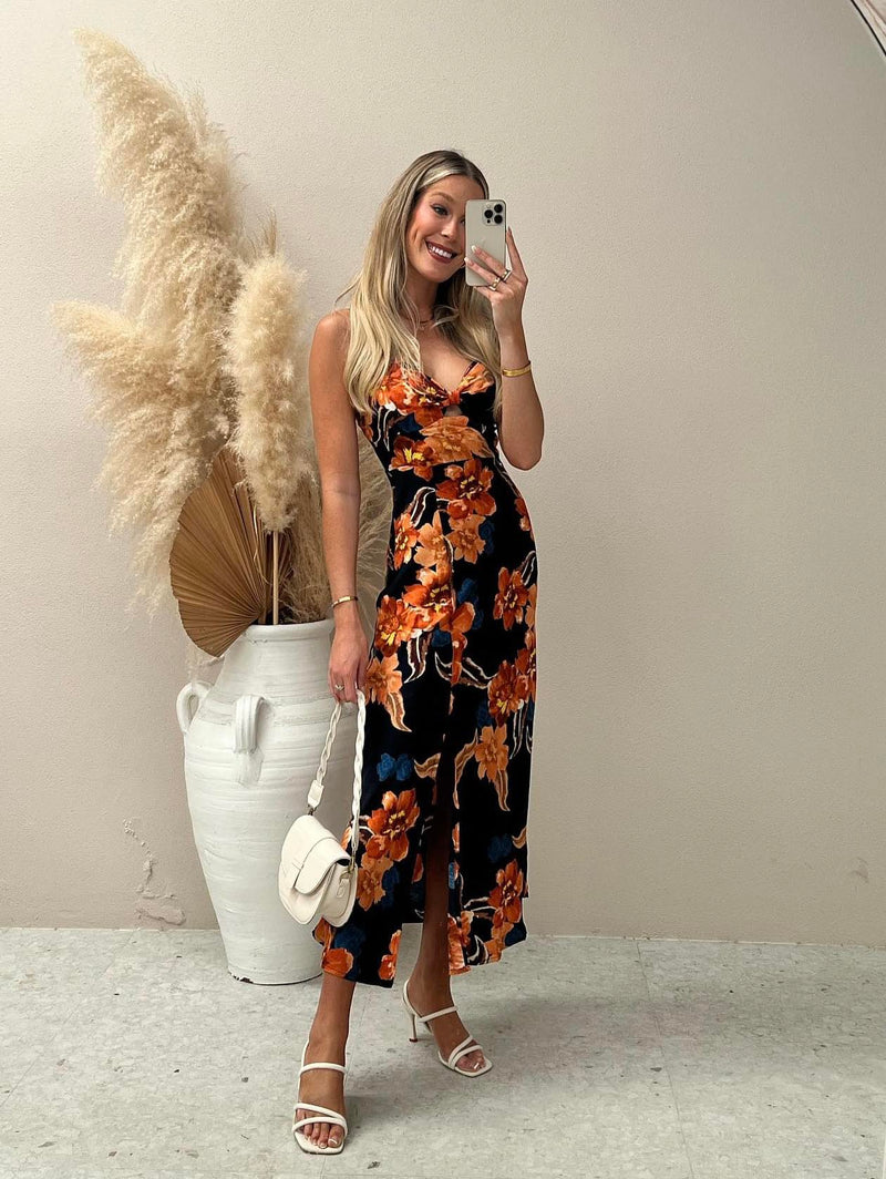 Midnight Floral Maxi