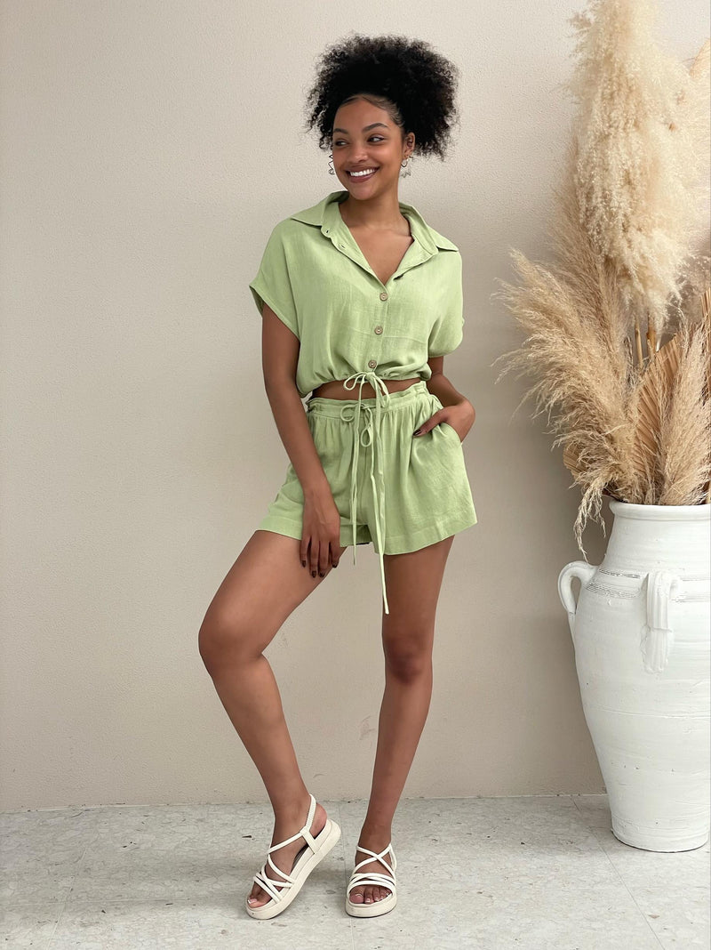 Xalia Top - Lime