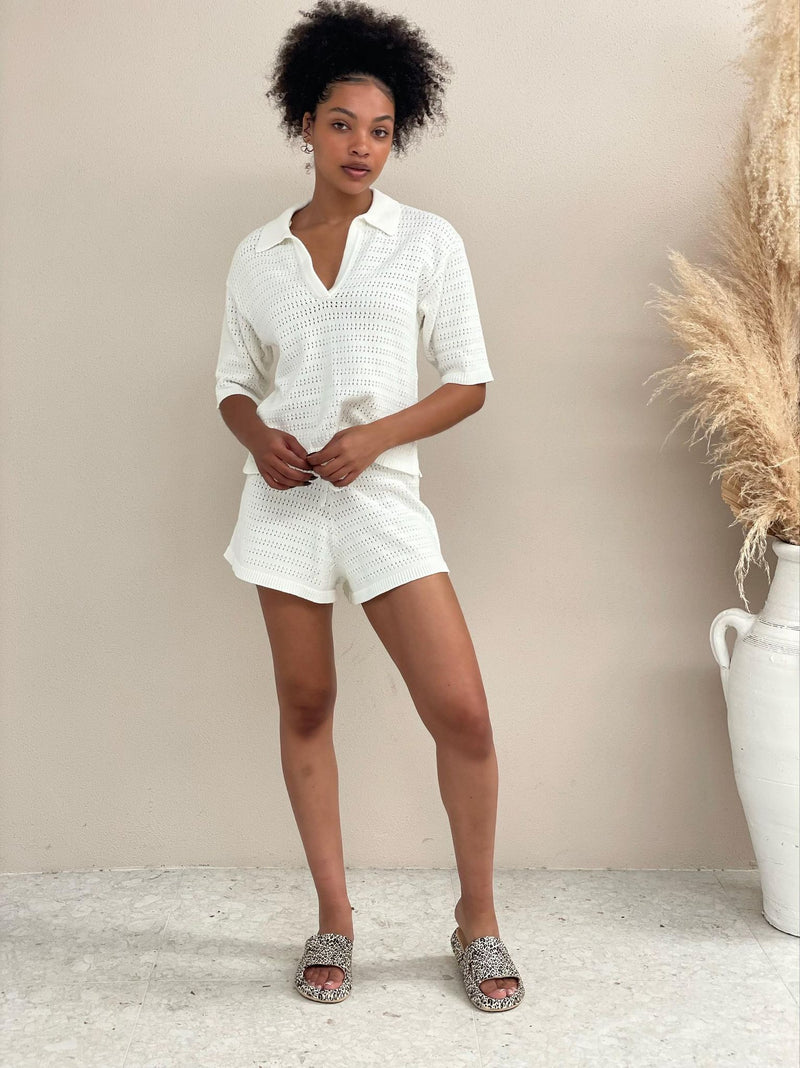 Meadow Crochet Short