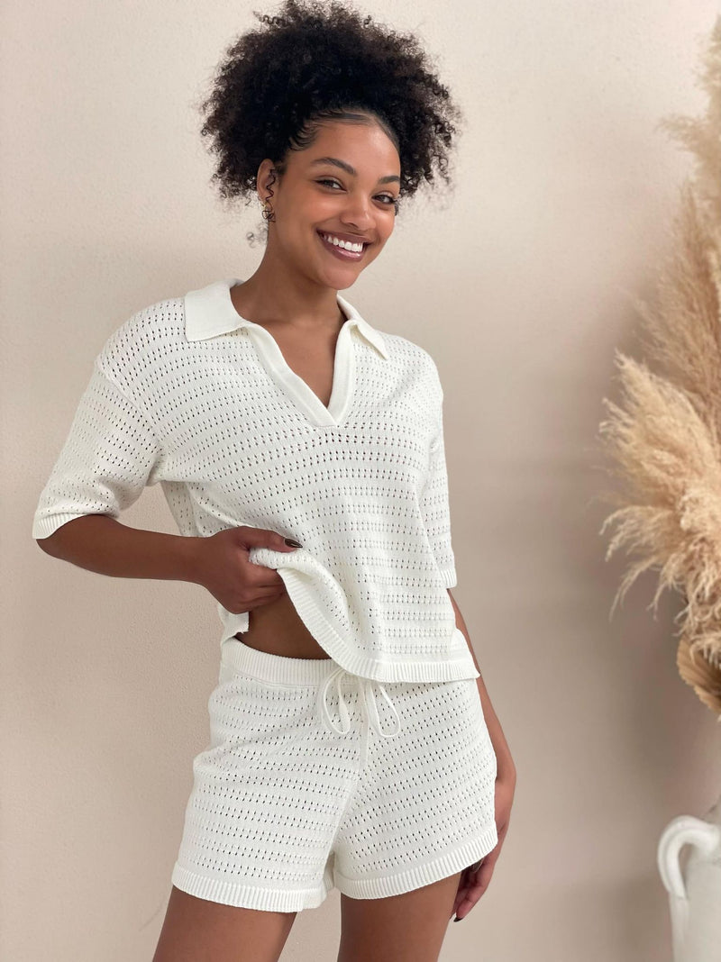 Meadow Crochet Short