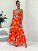 Erika Maxi Dress - Orange