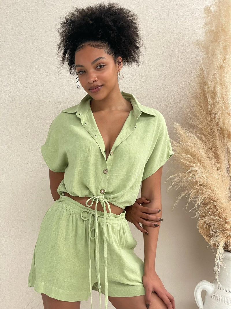 Xalia Top - Lime