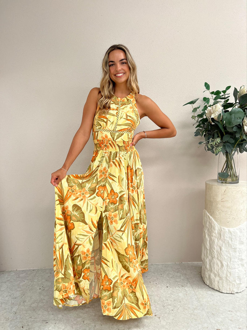 Babylon Print Maxi - Yellow