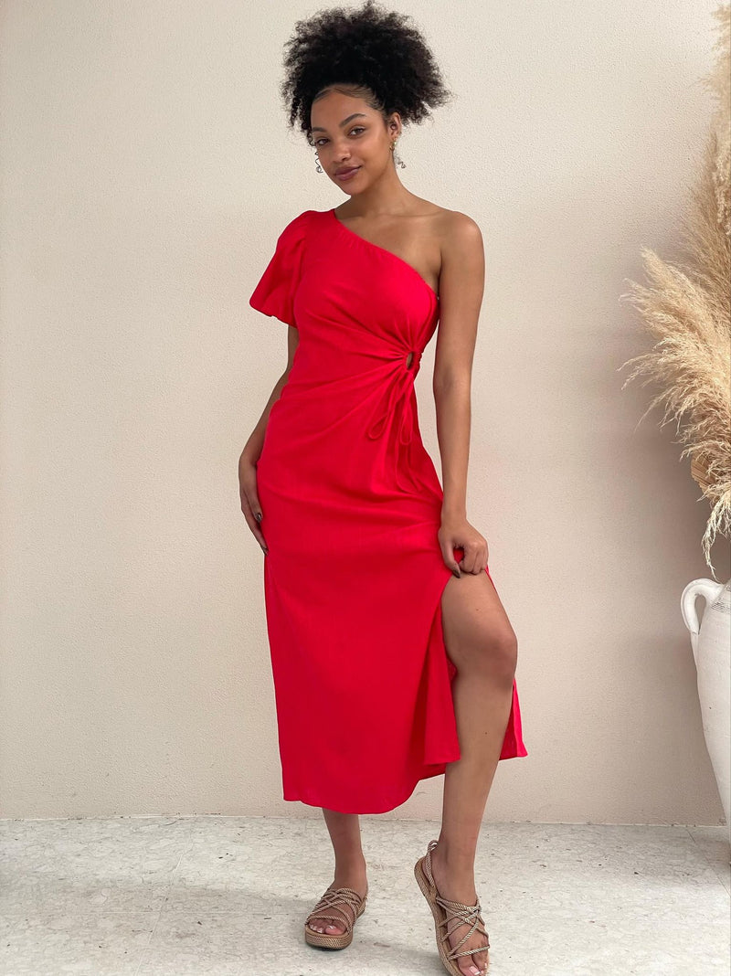 In time Dress - Red