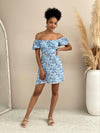 Shanta Dress- Blue Floral