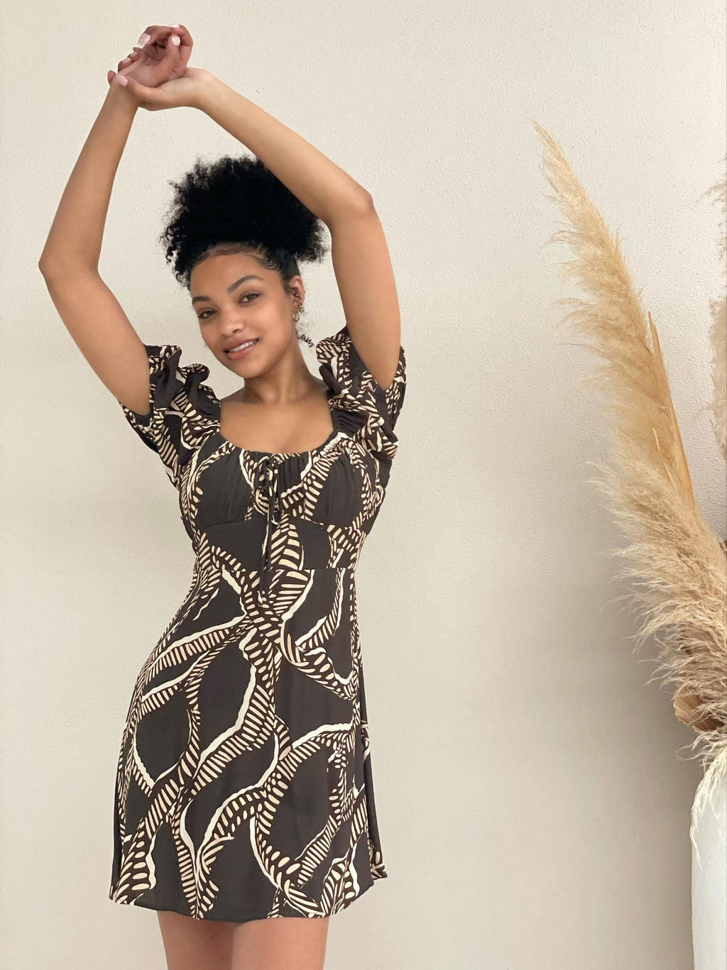 Shanta Dress- Safari