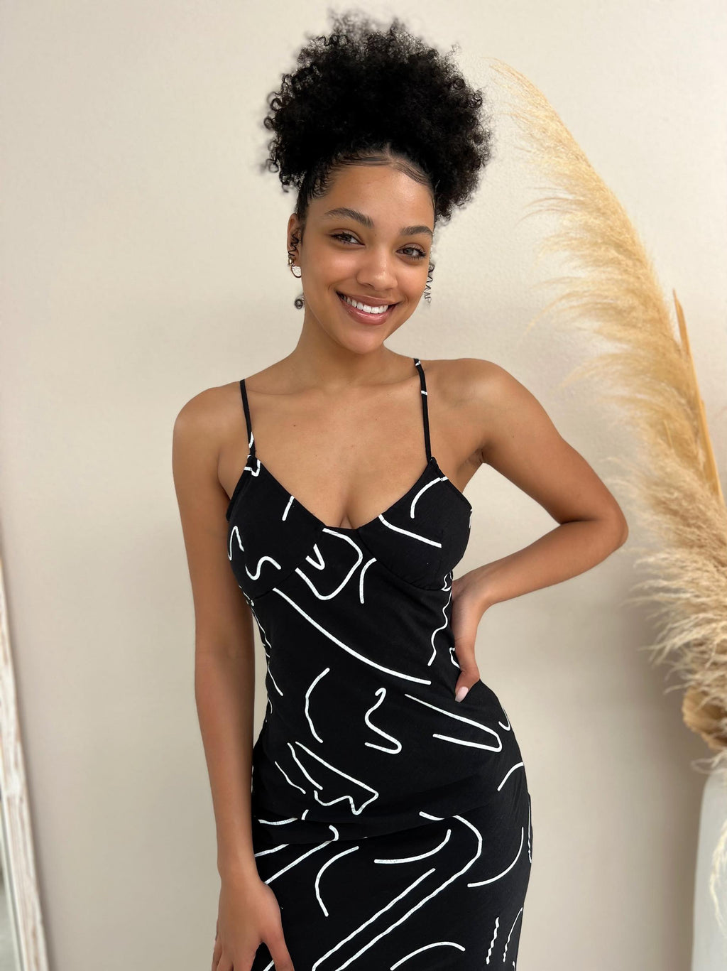 Swirly Maxi Dress
