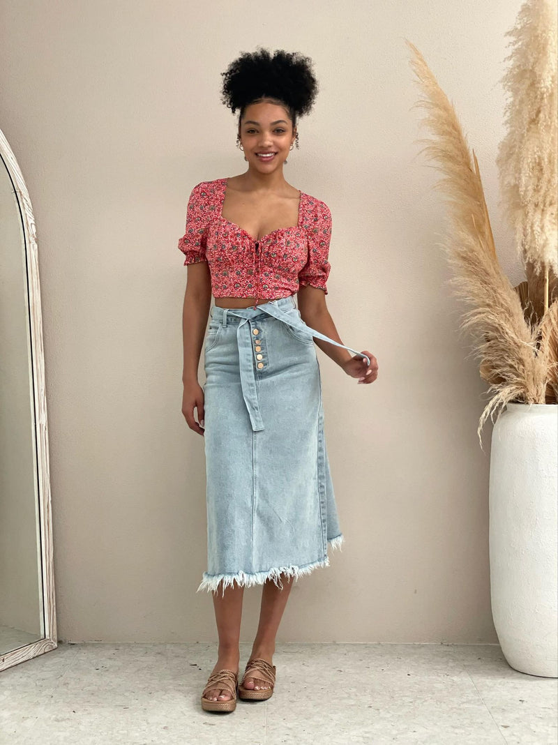 Asher Skirt - Blue