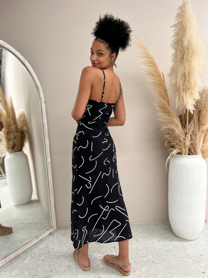 Swirly Maxi Dress