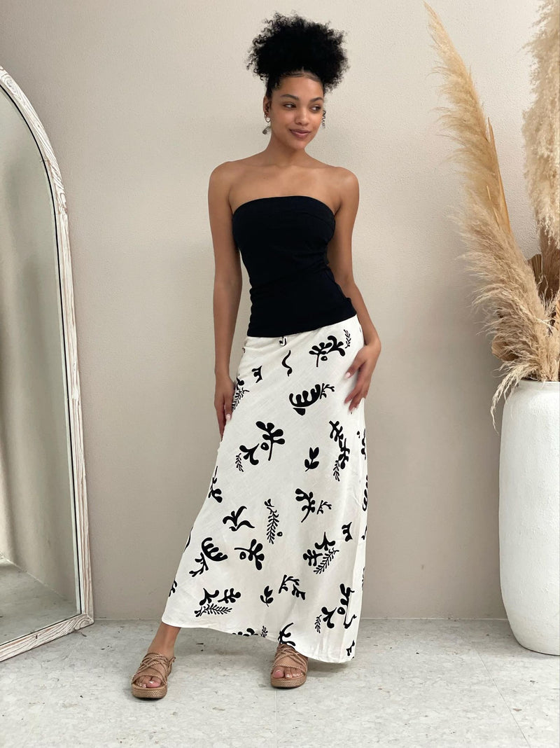 Ashton Strapless Top - Black