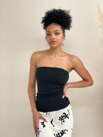 Ashton Strapless Top - Black