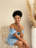 Shanta Dress- Blue Floral