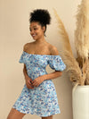 Shanta Dress- Blue Floral