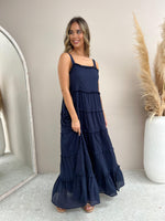 Castro Dress - Navy