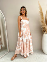 Daley Dress - Sand/White