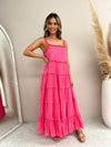 Castro Dress - Hot Pink