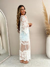Imogen Lace Kimono - White