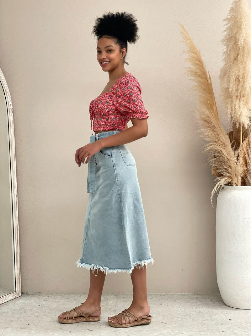 Asher Skirt - Blue