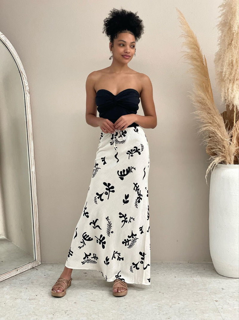 Satari Strapless Top - Black