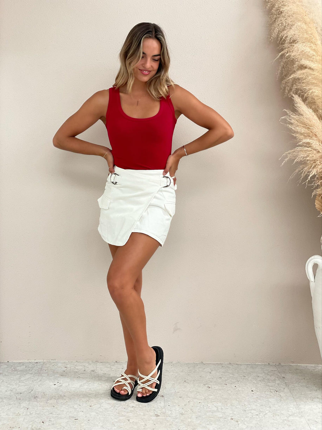 Cosmos Skirt - White
