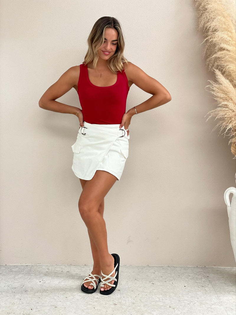 Cosmos Skirt - White