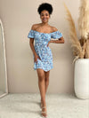 Shanta Dress- Blue Floral