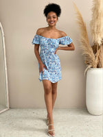 Shanta Dress- Blue Floral