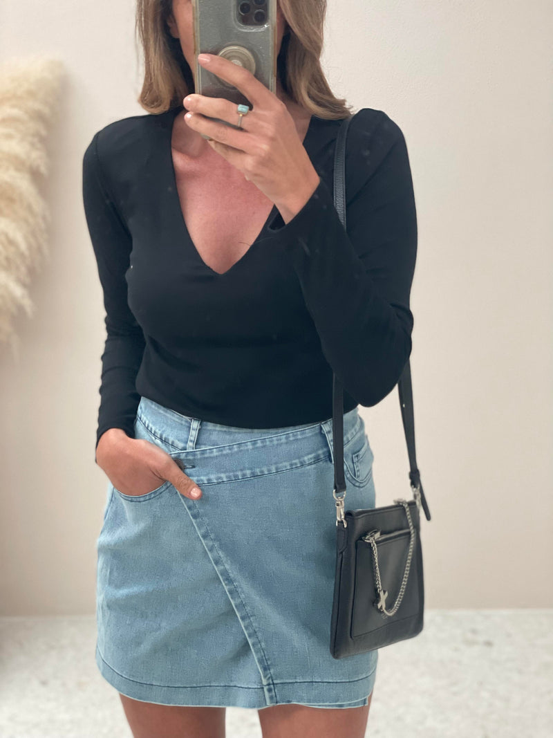 PRE ORDER Baja Denim Mini Skirt