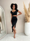 Crinkle Stretch Set - Black
