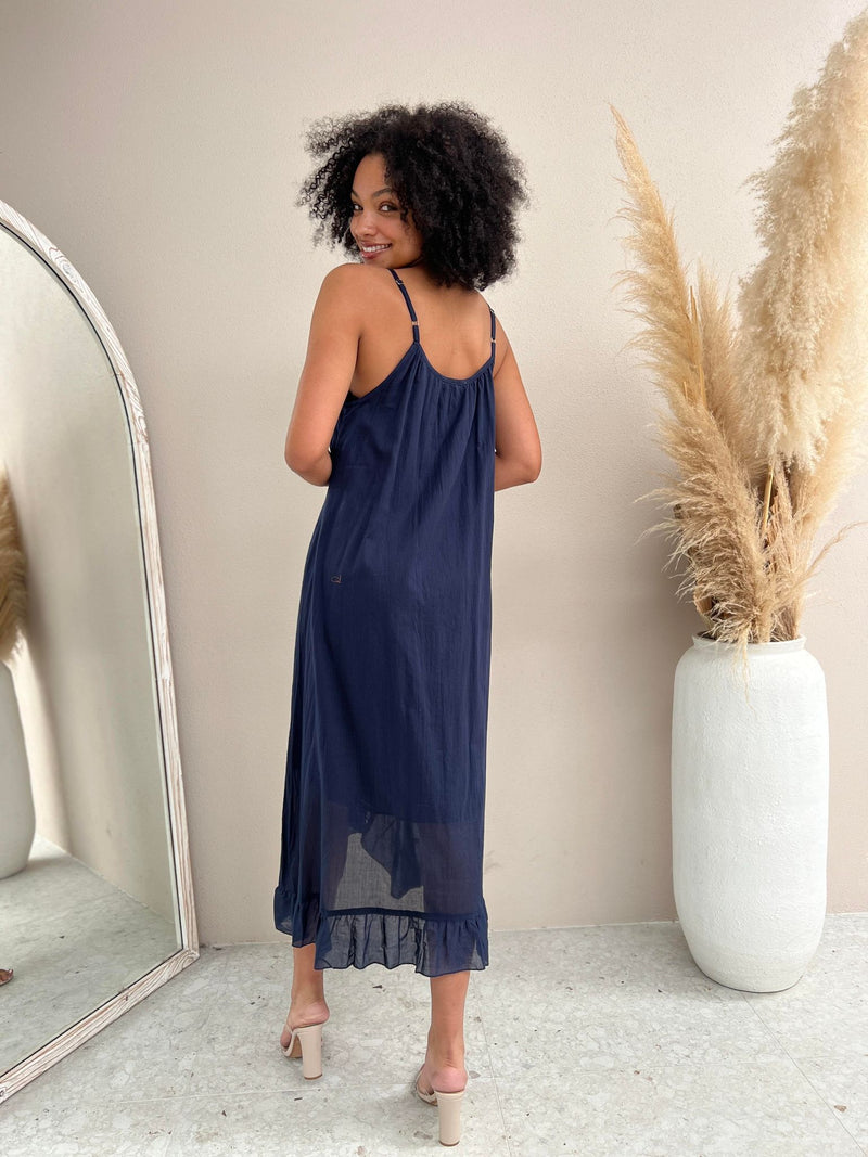 Pier Dress - Navy
