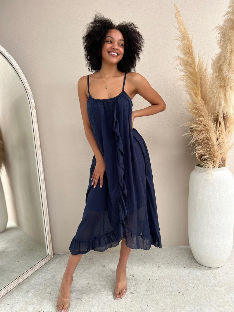 Pier Dress - Navy