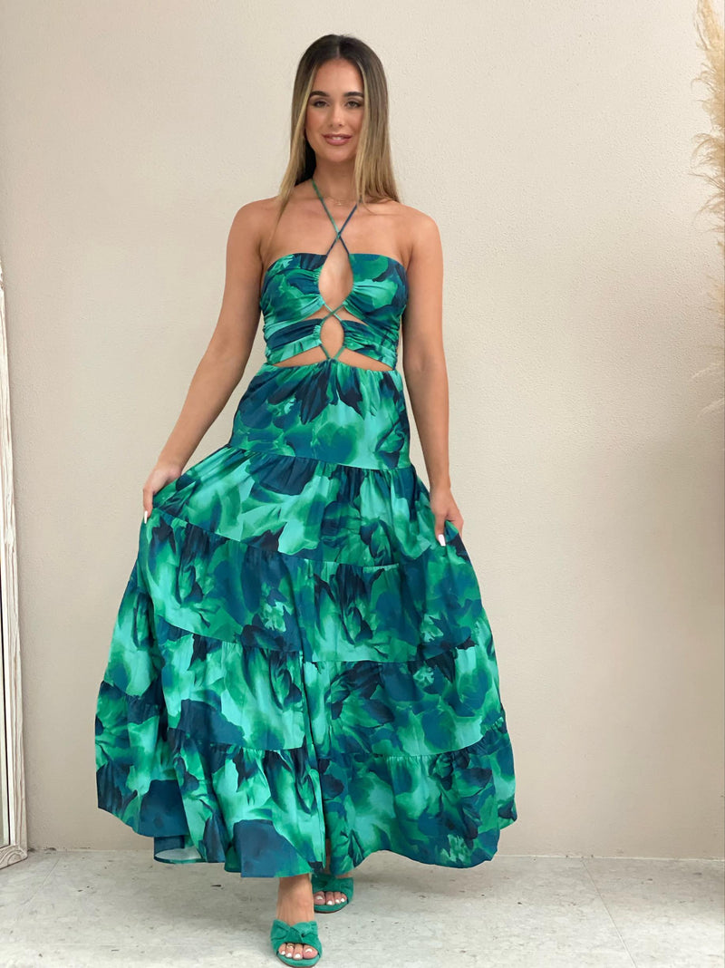 Calista Orchid Maxi Dress